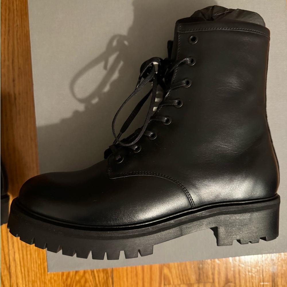 Thursday Boot Company Black Combat Boots Size 8 Brand New Unworn - Picture 4 of 5